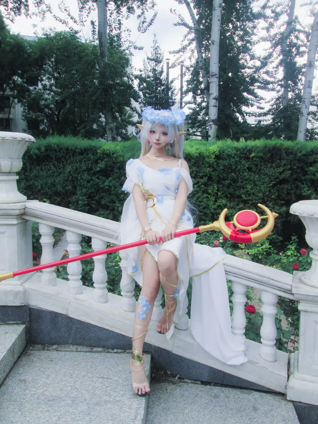 【フリーレン コスプレ】葬送のフリーレン 寒色系CCDカメラ撮影で魅せる静謐な雰囲気 - 星空 - 6枚目