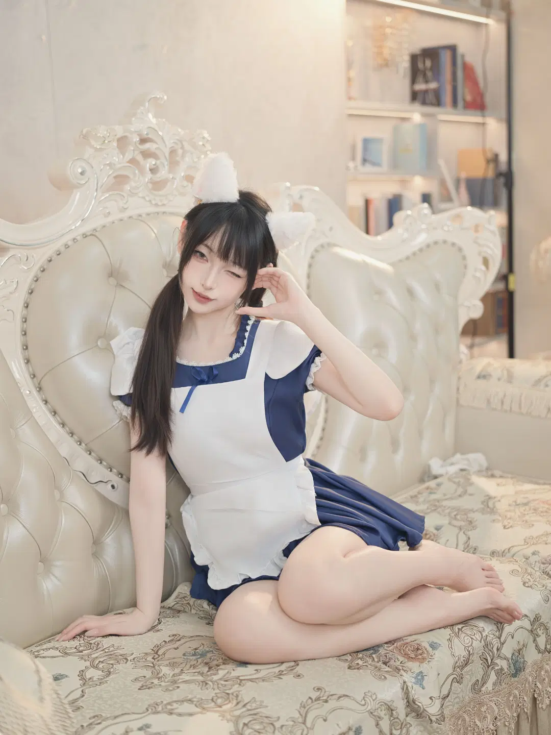 双马尾猫耳女仆，掌心里递出一颗糖 - 星空 - 第2张