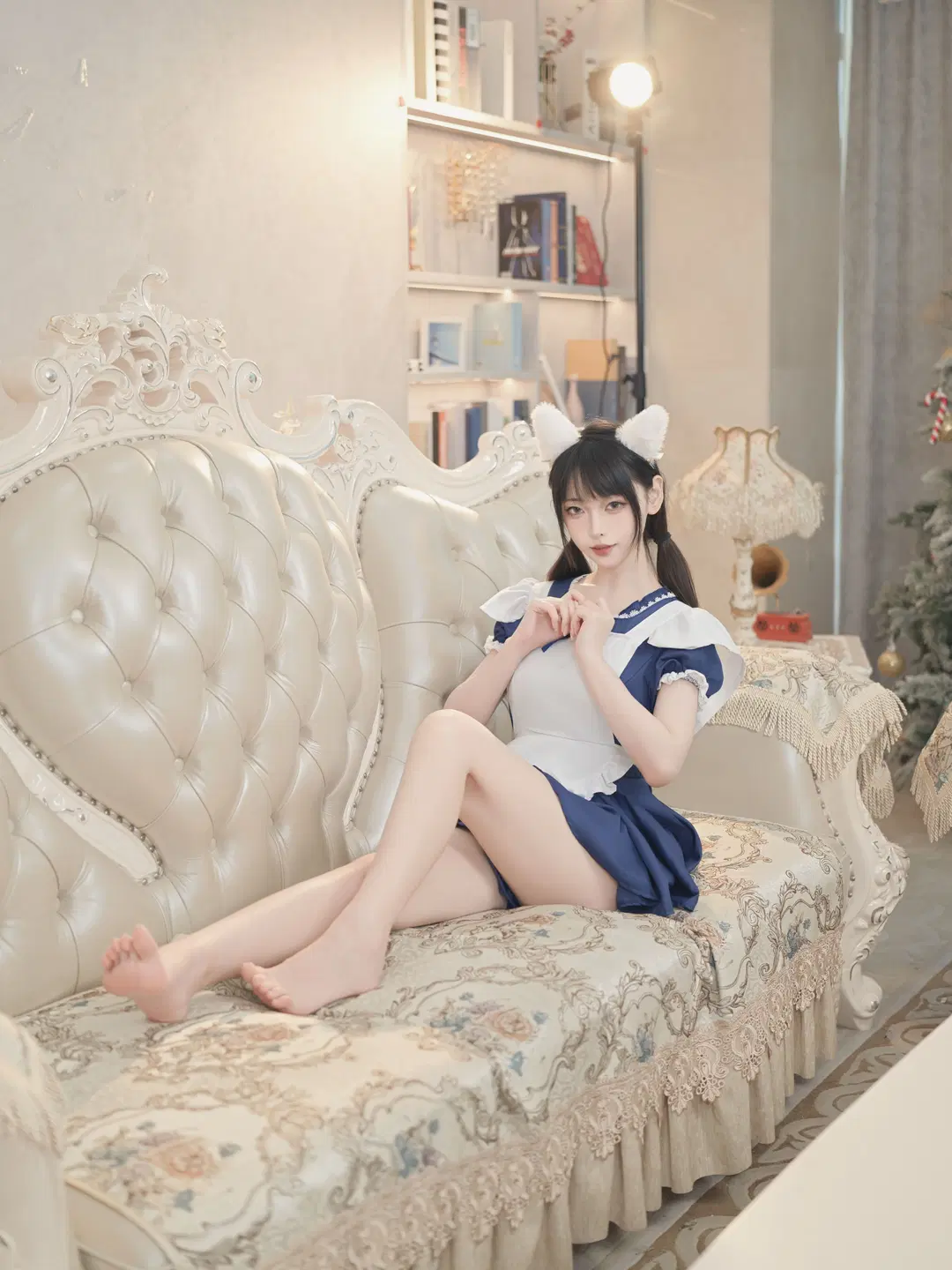 双马尾猫耳女仆，掌心里递出一颗糖 - 星空 - 第9张