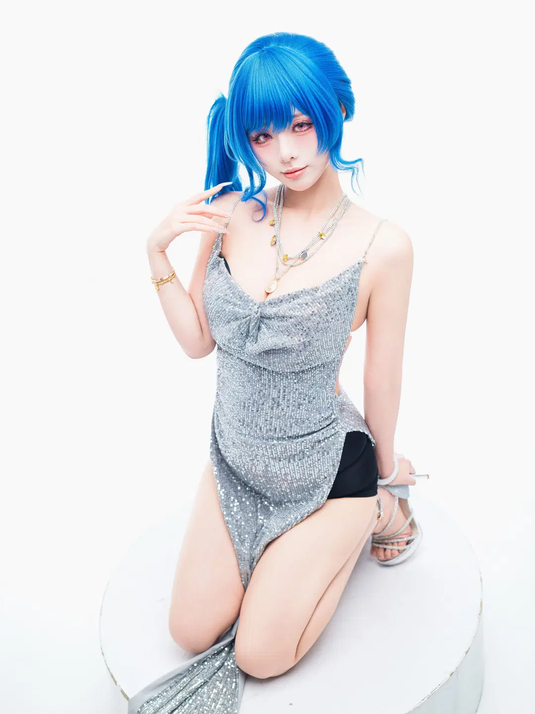 【圣路易斯cos】碧蓝航线圣路易斯的流光银裙礼服，优雅永不过时 - 星空 - 第11张