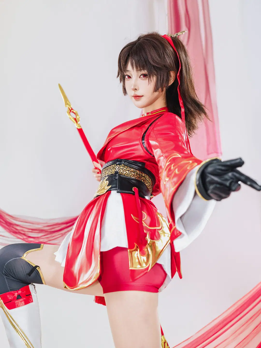 氛围感, 王者荣耀, 云缨cos, 丝袜, 战斗系少女