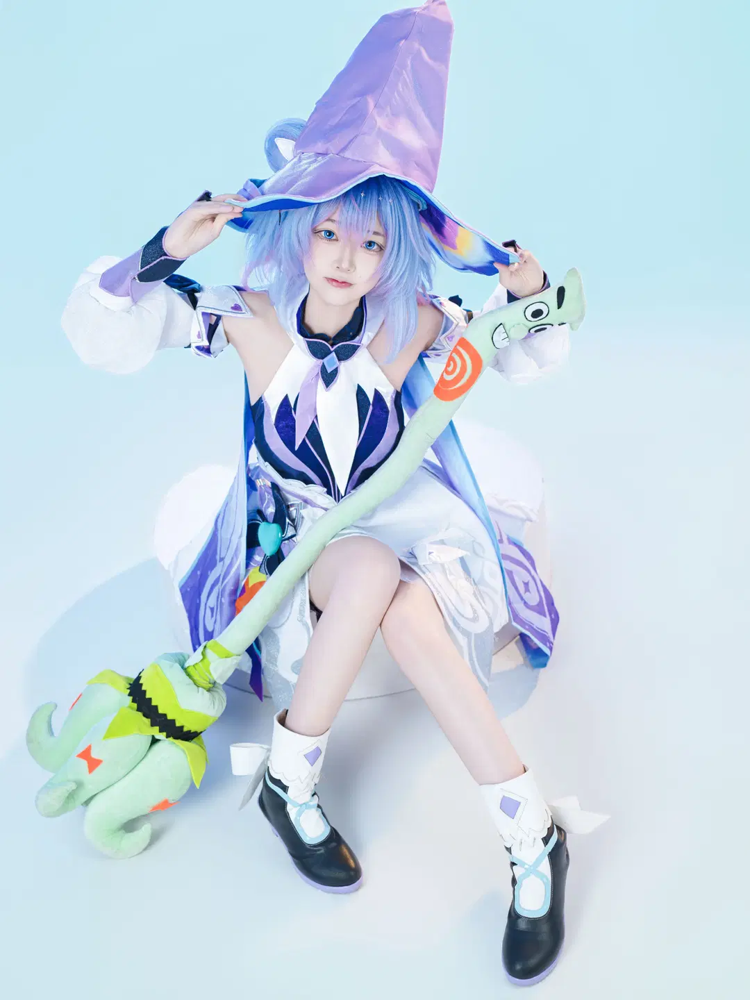 【小乔cos】王者荣耀时之魔女的星空魔法 - 第10张