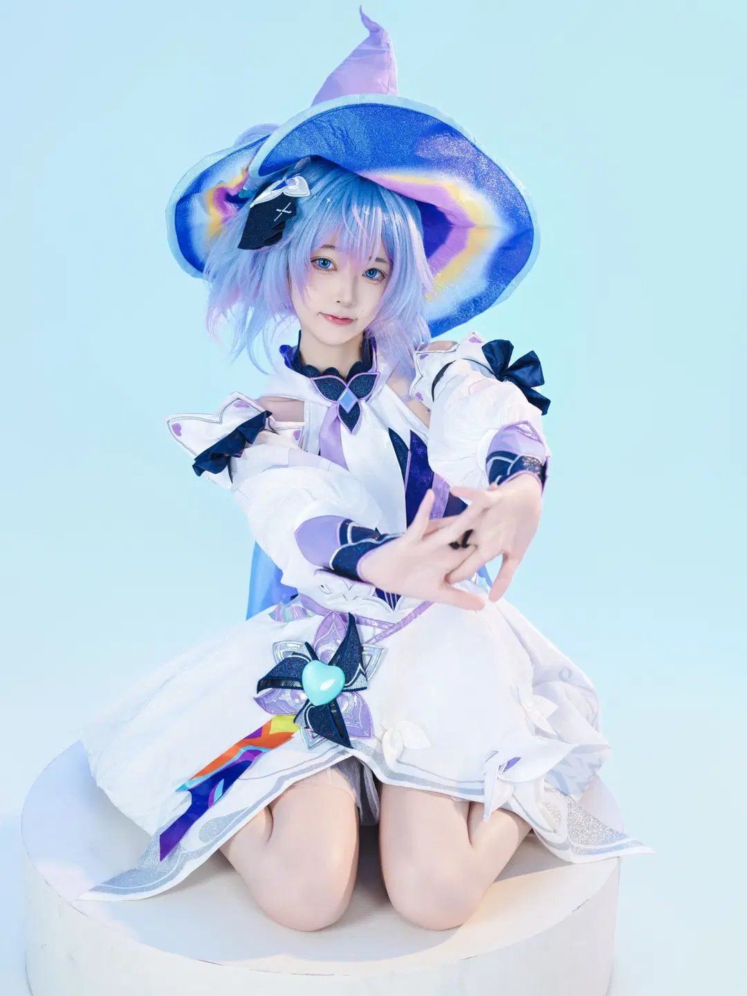 【小乔cos】王者荣耀时之魔女的星空魔法 - 第14张