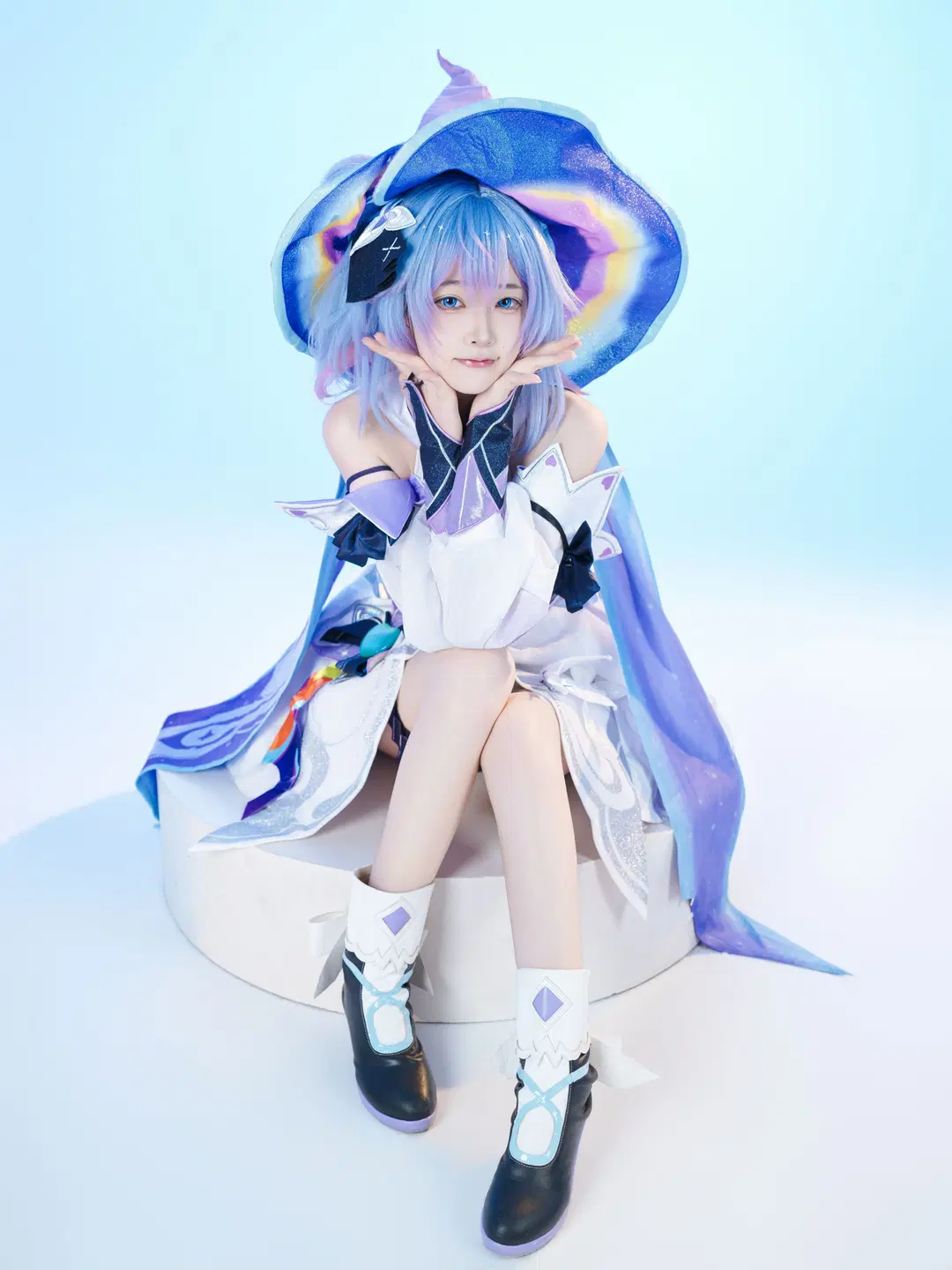 【小乔cos】王者荣耀时之魔女的星空魔法 - 第16张