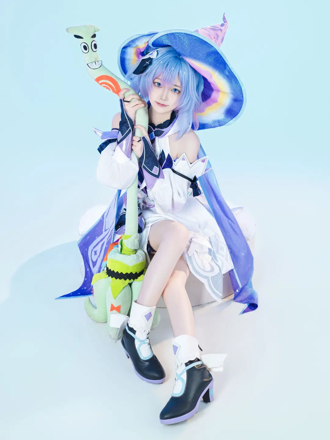 【小乔cos】王者荣耀时之魔女的星空魔法 - 第17张
