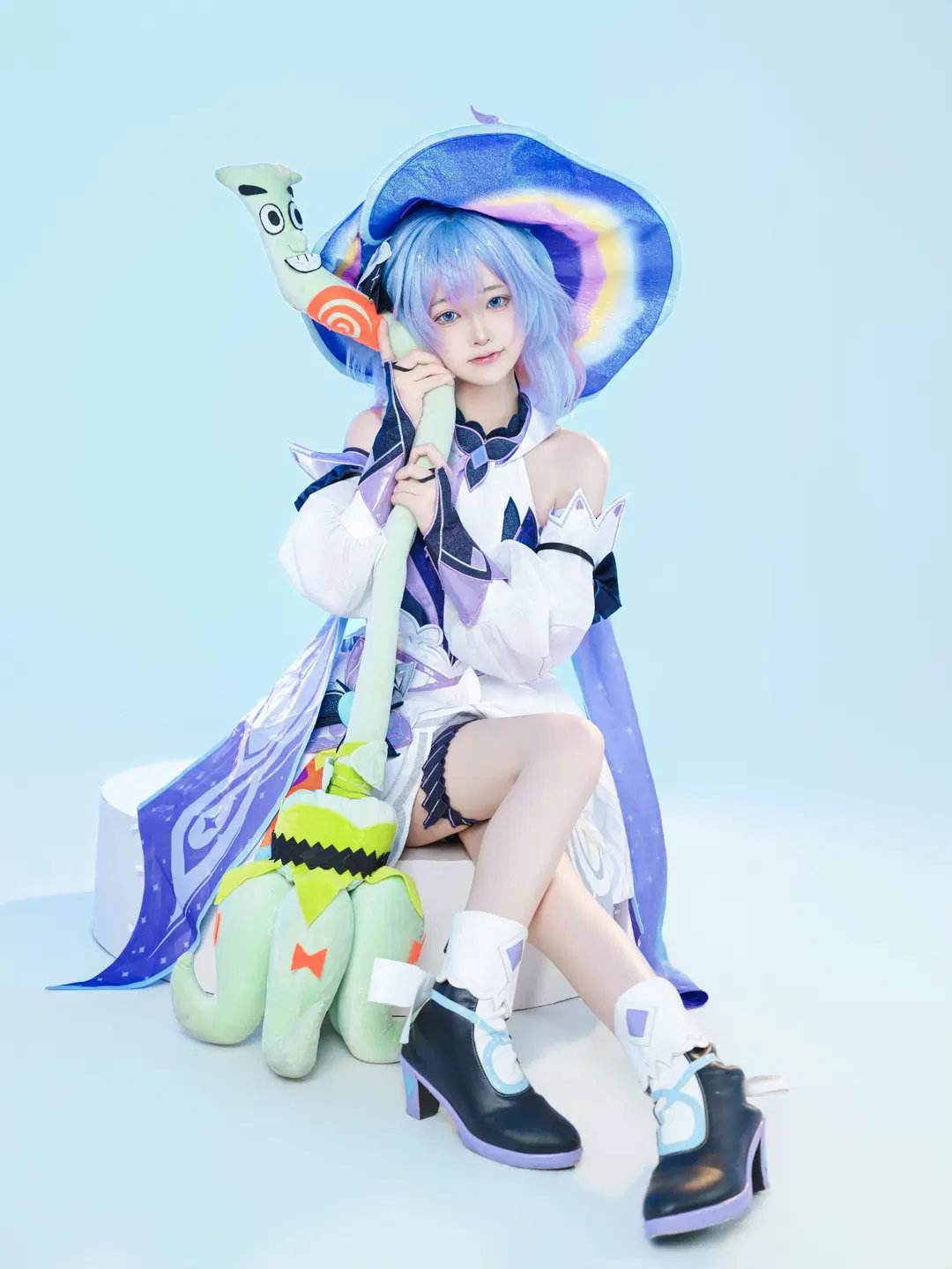 【小乔cos】王者荣耀时之魔女的星空魔法 - 第18张