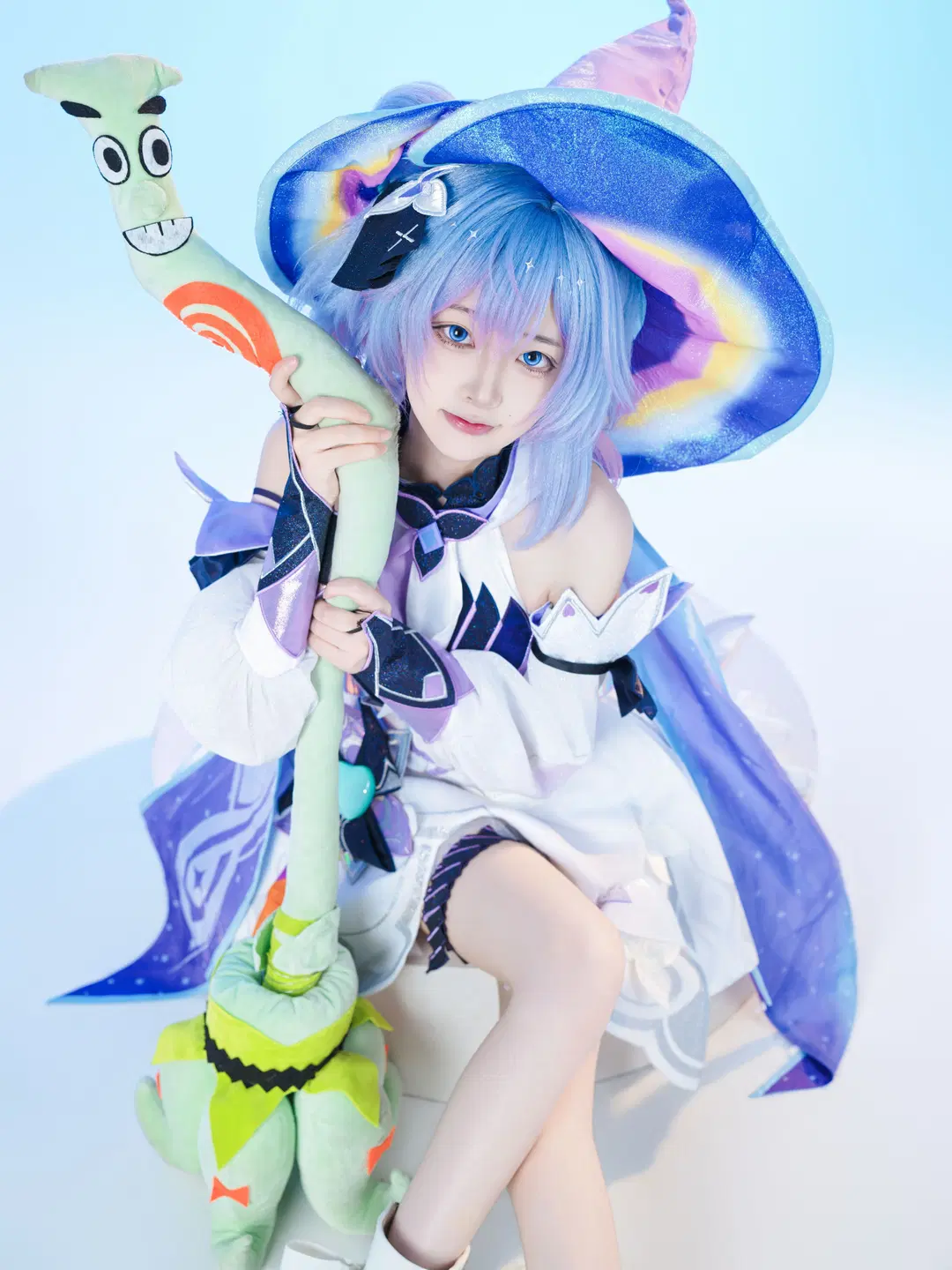 【小乔cos】王者荣耀时之魔女的星空魔法 - 第2张