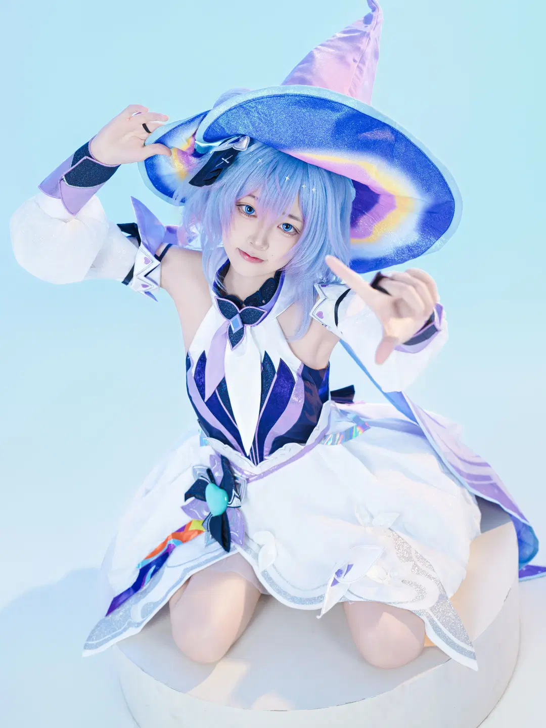 【小乔cos】王者荣耀时之魔女的星空魔法 - 第9张