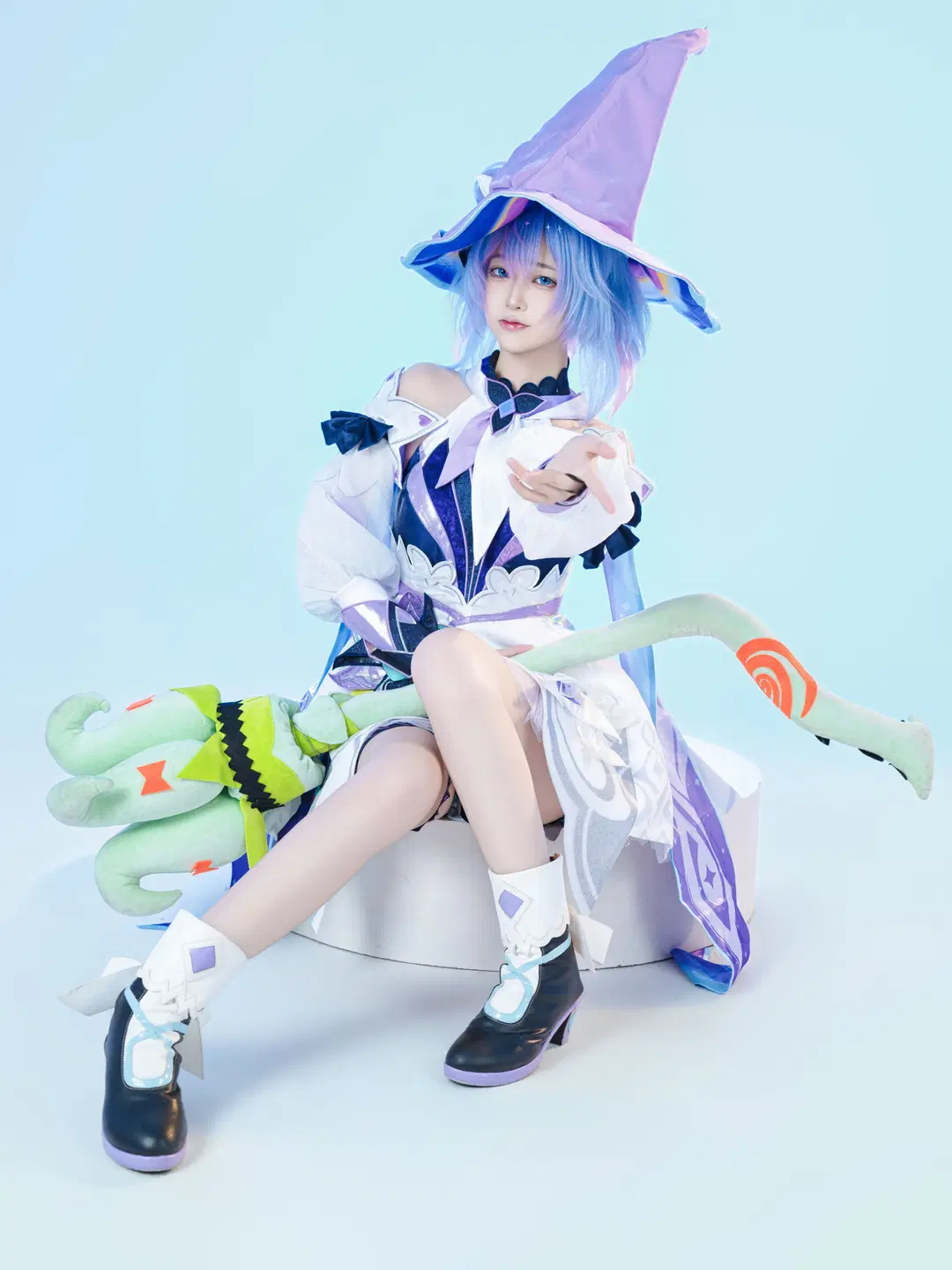 【小喬コスプレ】時の魔女の魔法の杖、本当にお茶目な相棒 - 星空 - 11枚目
