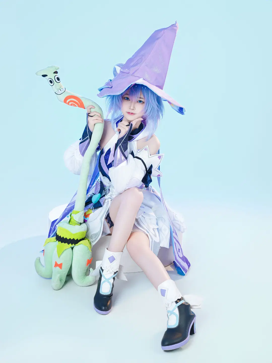 【小喬コスプレ】時の魔女の魔法の杖、本当にお茶目な相棒 - 星空 - 17枚目