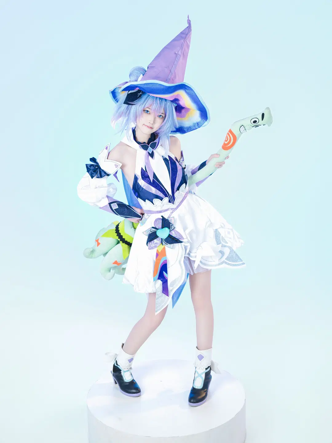 【小喬コスプレ】時の魔女の魔法の杖、本当にお茶目な相棒 - 星空 - 2枚目