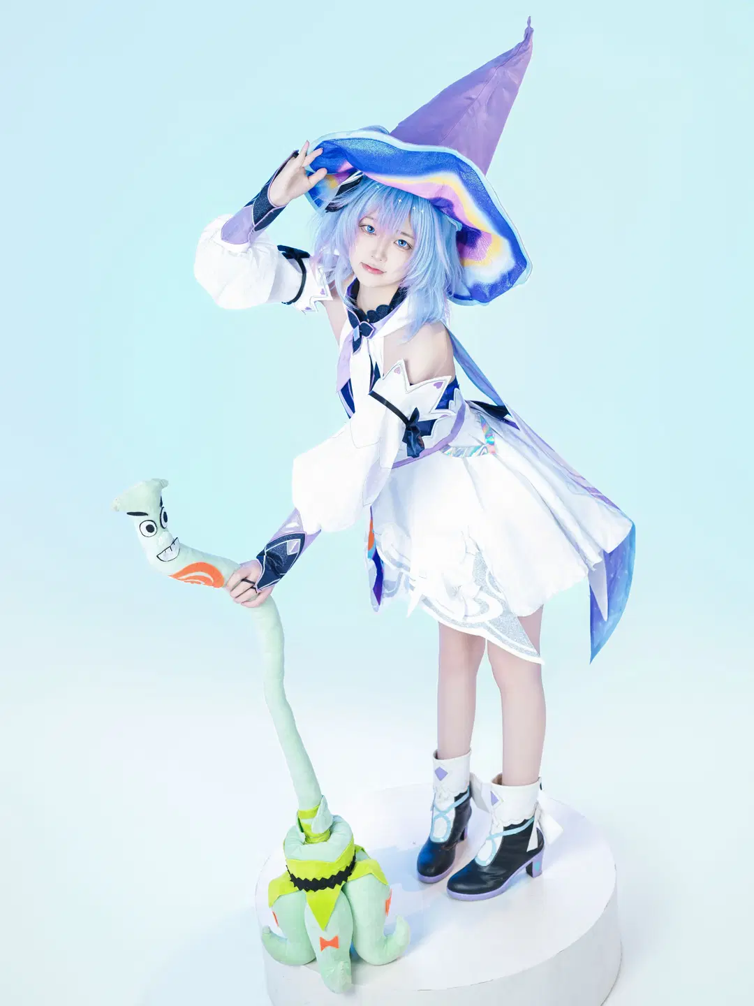 【小喬コスプレ】時の魔女の魔法の杖、本当にお茶目な相棒 - 星空 - 5枚目