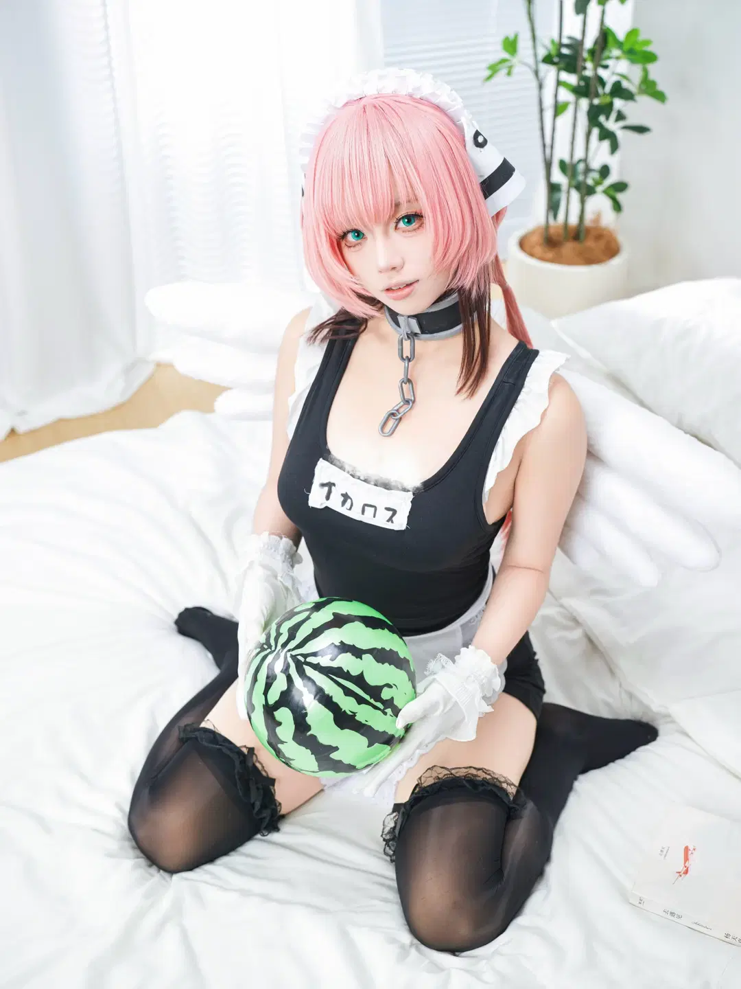 二次元摄影, 女仆装, 伊卡洛斯cos, 天降之物, 丝袜