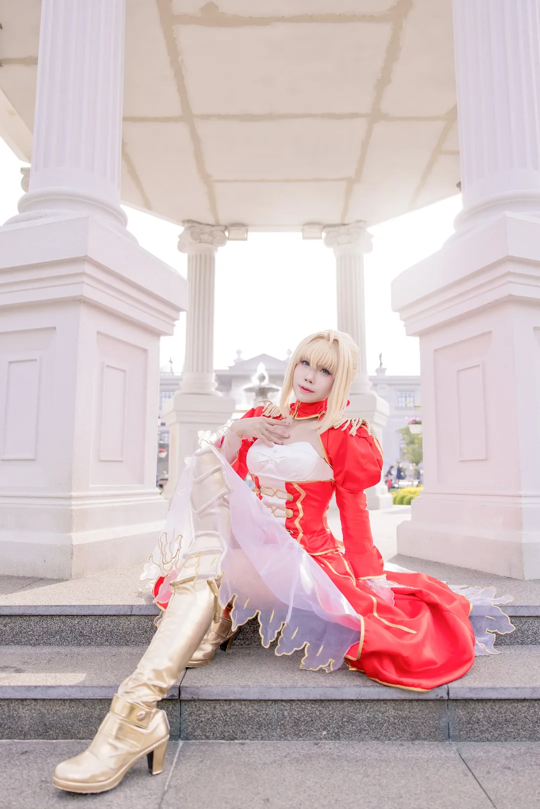 cosplay, 尼禄克劳狄乌斯, Fate, 尼禄cos, 丝袜 - 第1张