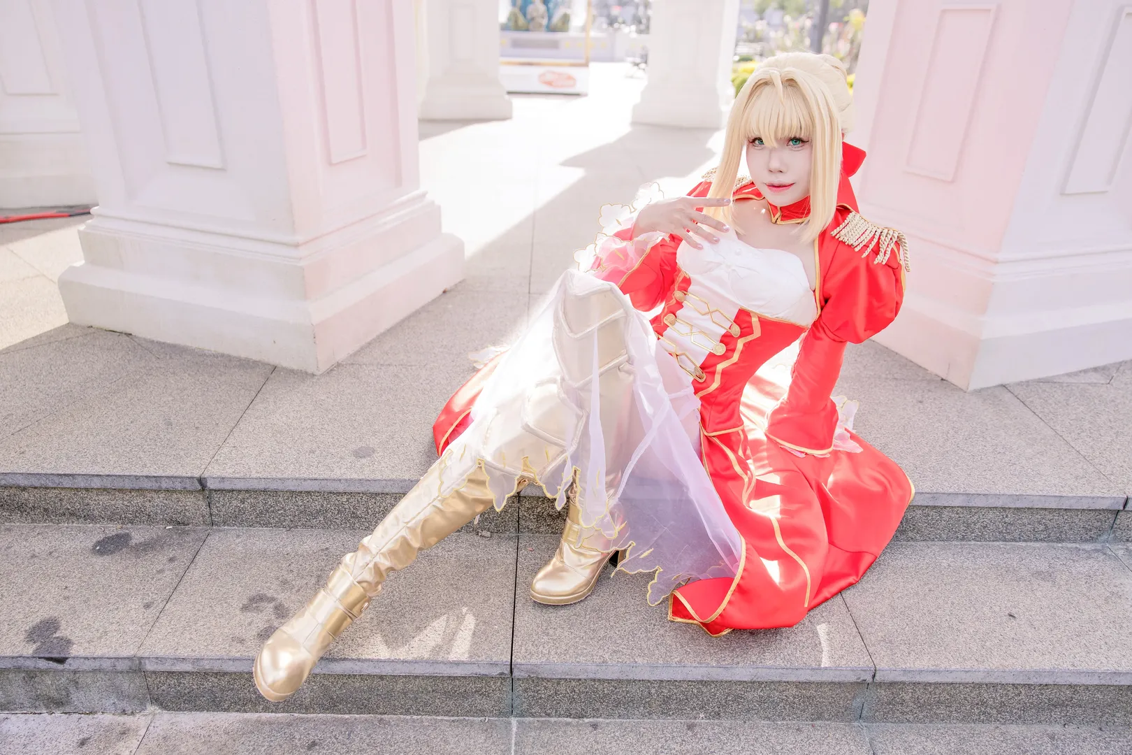 cosplay, 尼禄克劳狄乌斯, Fate, 尼禄cos, 丝袜