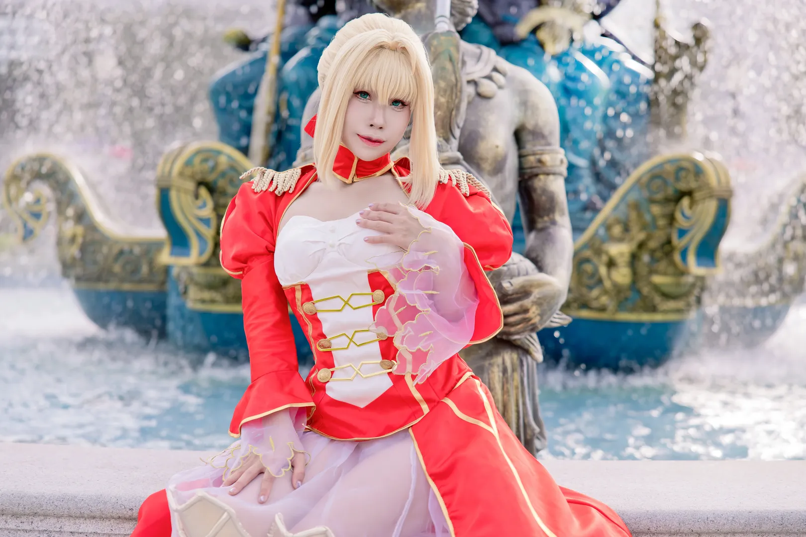 cosplay, 尼禄克劳狄乌斯, Fate, 尼禄cos, 丝袜 - 第3张