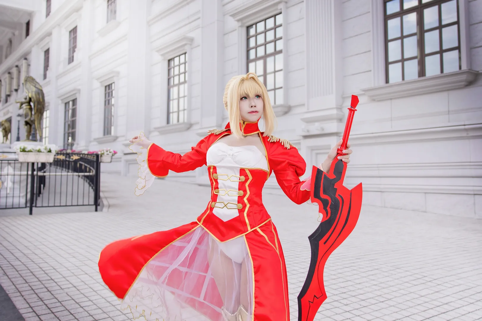 cosplay, 尼禄克劳狄乌斯, Fate, 尼禄cos, 丝袜 - 第5张