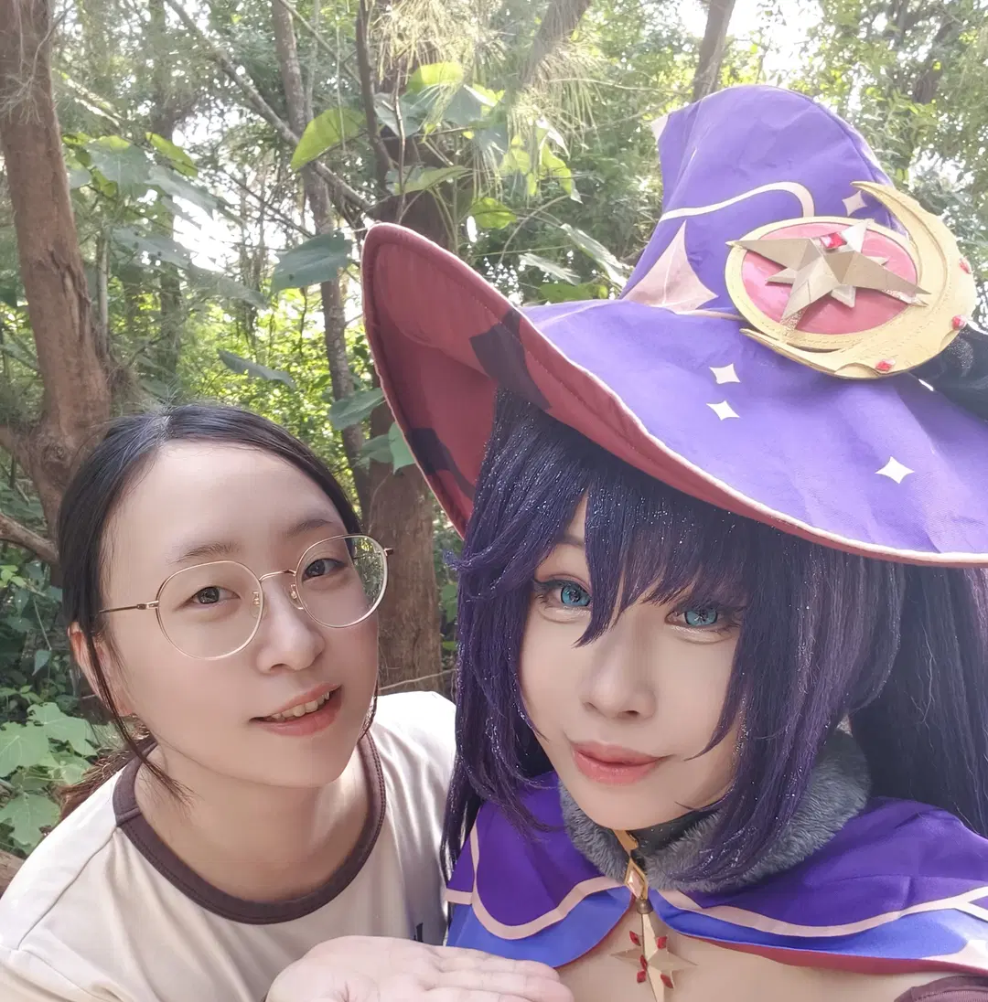原神莫娜cos，魔法帽下热到无法思考的占星术士 - 柯栗子 - 第3张
