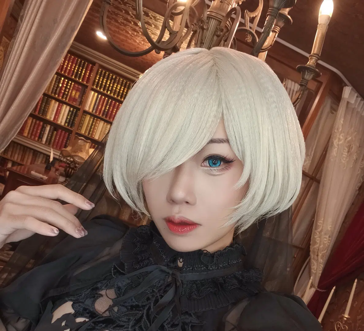 【2B cos】尼尔机械纪元棚拍三套造型记录 - 柯栗子 - 第2张