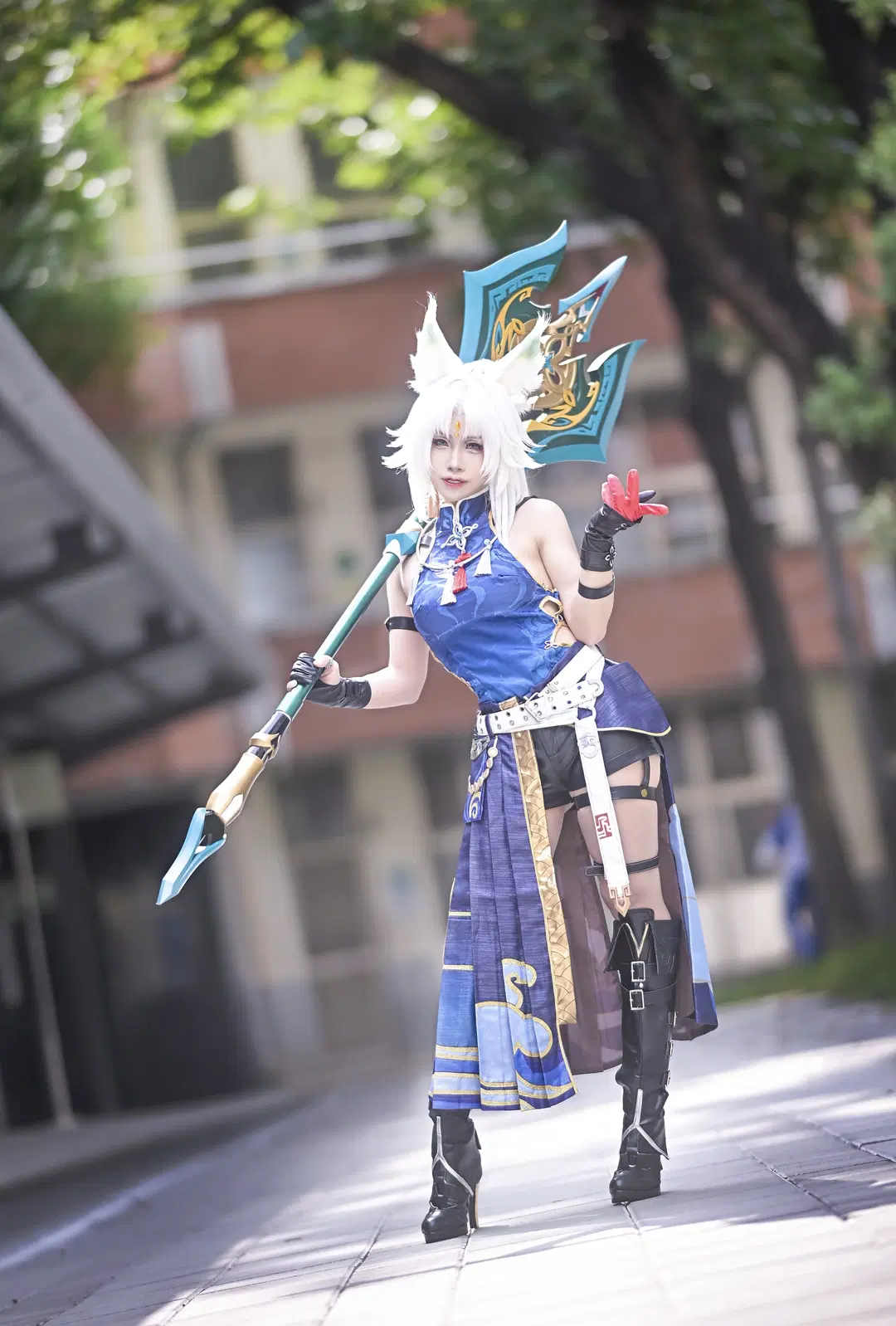 【Feixiao cosplay】Honkai: Star Rail: Yaoqing's General Feixiao High-Temperature Shoot Challenge (cosplay) by 柯栗子 - Image 9