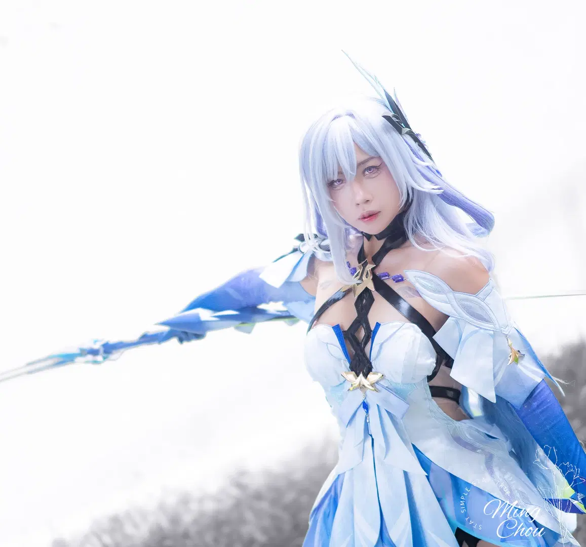[Skirk cosplay] Genshin Impact Location Shoot: Heatstroke Convention Photo Share by 柯栗子 - Image 13