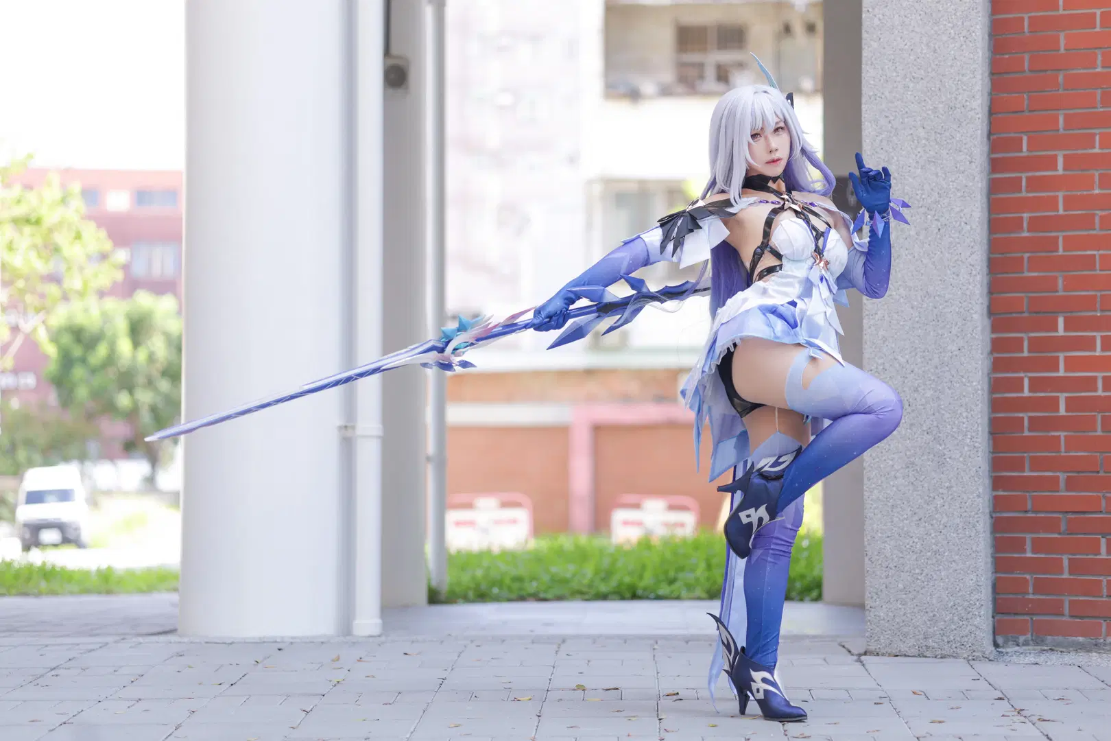 [Skirk cosplay] Genshin Impact Location Shoot: Heatstroke Convention Photo Share by 柯栗子 - Image 16