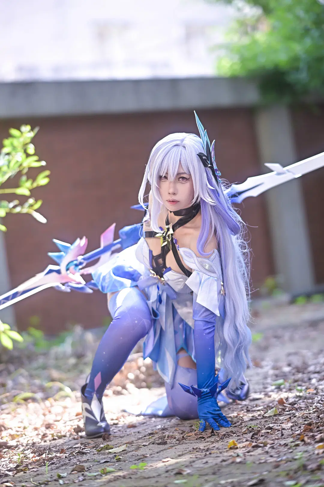 [Skirk cosplay] Genshin Impact Location Shoot: Heatstroke Convention Photo Share by 柯栗子 - Image 2