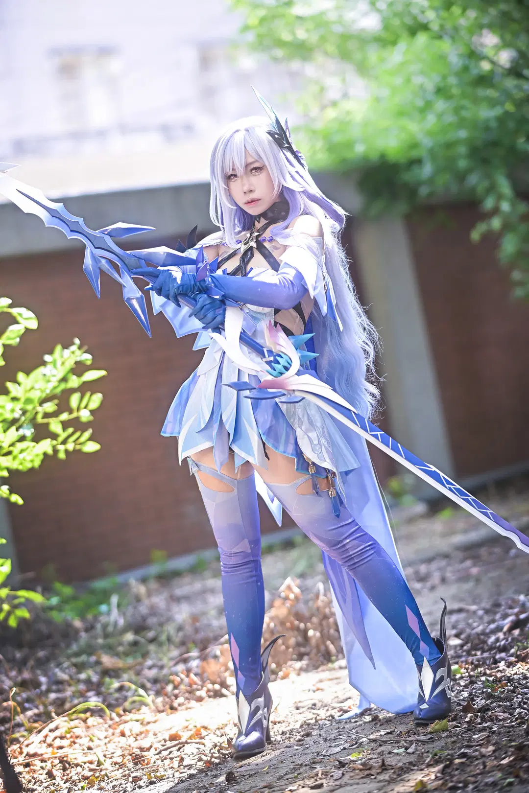 [Skirk cosplay] Genshin Impact Location Shoot: Heatstroke Convention Photo Share by 柯栗子 - Image 3