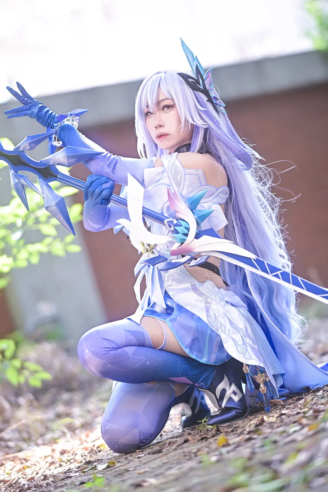 [Skirk cosplay] Genshin Impact Location Shoot: Heatstroke Convention Photo Share by 柯栗子 - Image 4