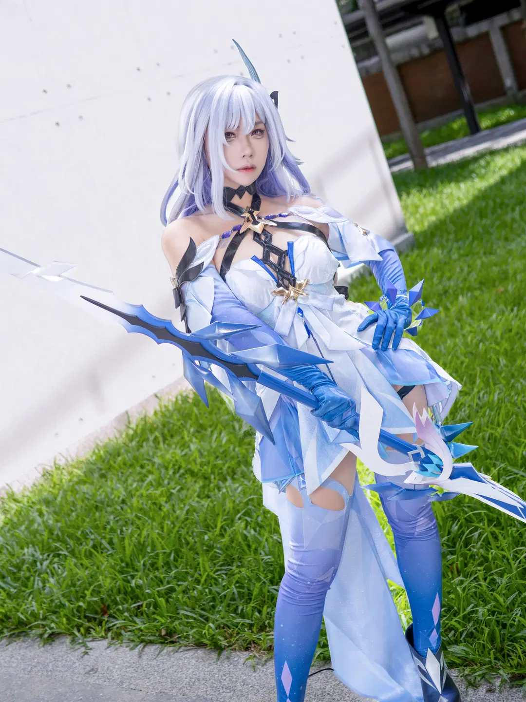 [Skirk cosplay] Genshin Impact Location Shoot: Heatstroke Convention Photo Share by 柯栗子 - Image 7