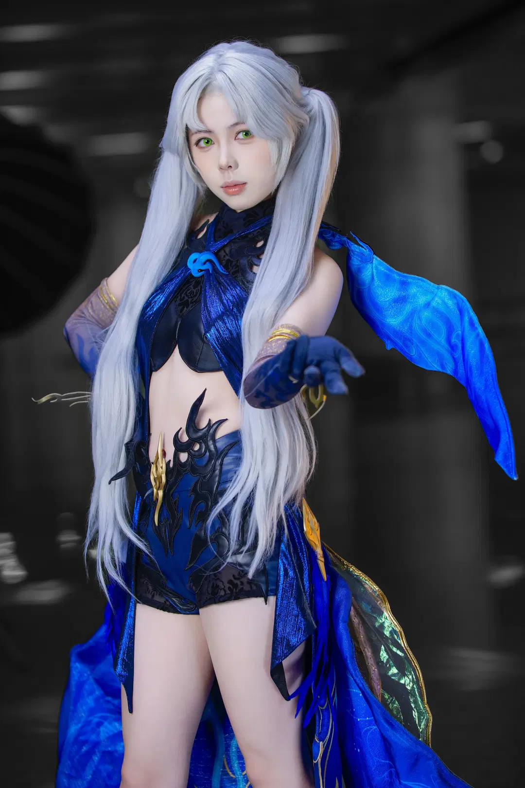 【ツァイコスプレ】NARAKA: BLADEPOINT 妖艶なる蒼き焔のスタイリング作品集 - 岚鸢_漫场 - 2枚目