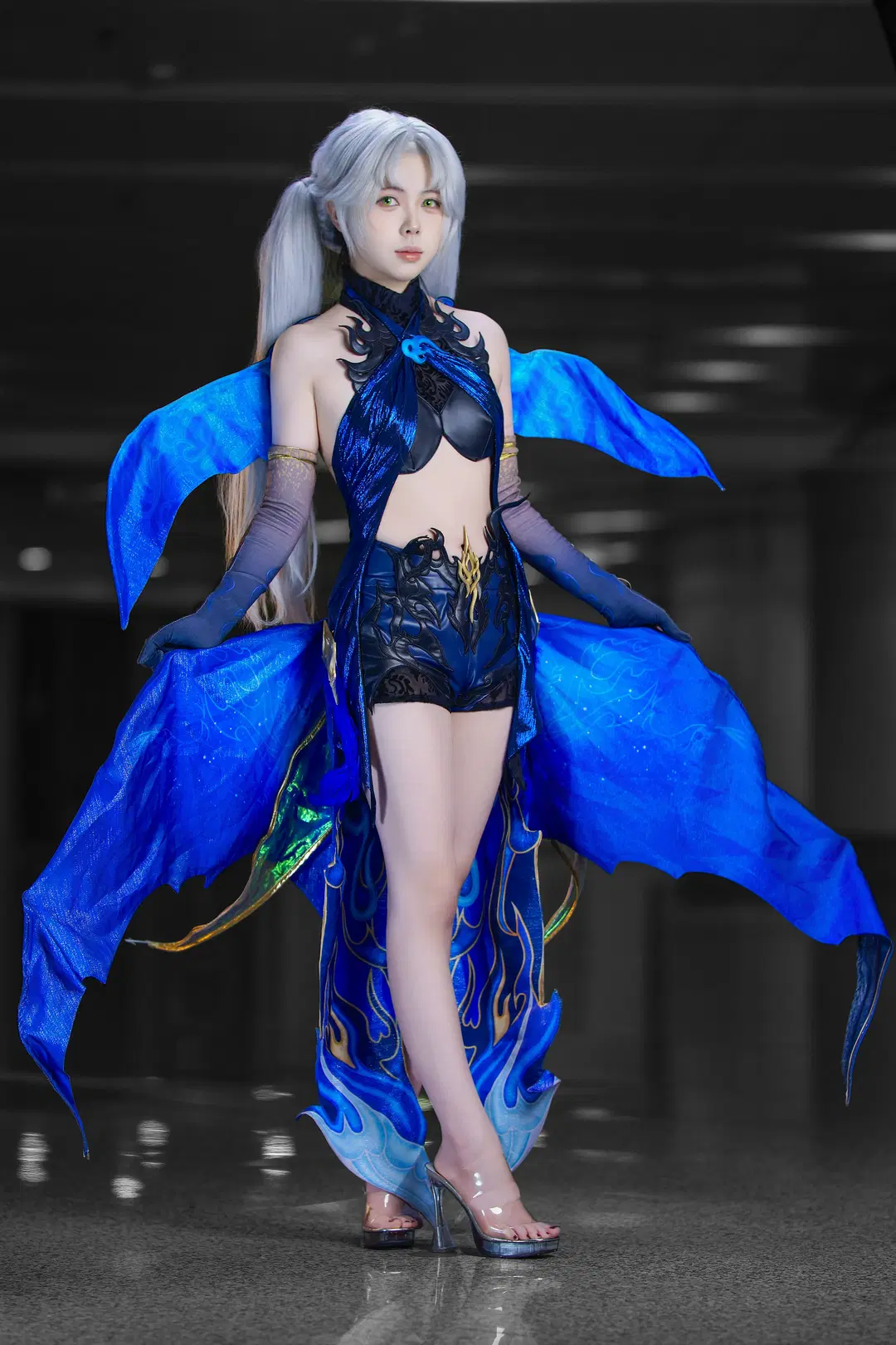 【ツァイコスプレ】NARAKA: BLADEPOINT 妖艶なる蒼き焔のスタイリング作品集 - 岚鸢_漫场 - 3枚目