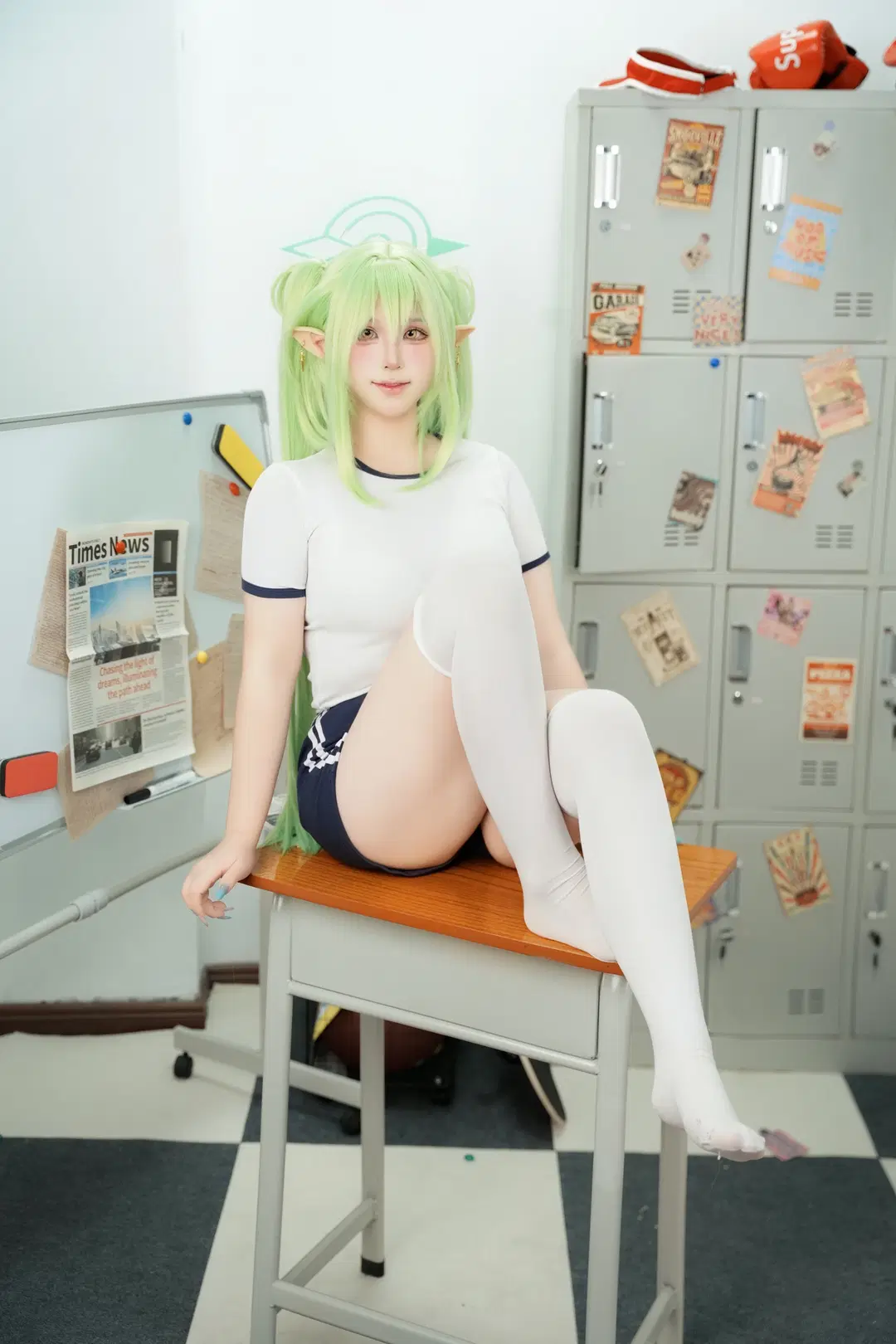 【橘ノゾミ コスプレ】『ブルーアーカイブ』体操服ポーズ参考の完全記録 - 芫宝 - 4枚目