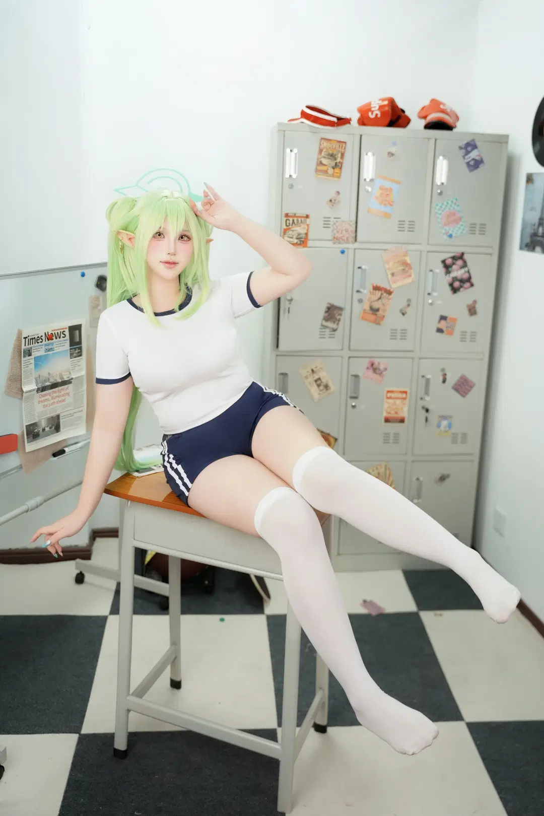 【橘ノゾミ コスプレ】『ブルーアーカイブ』体操服ポーズ参考の完全記録 - 芫宝 - 5枚目