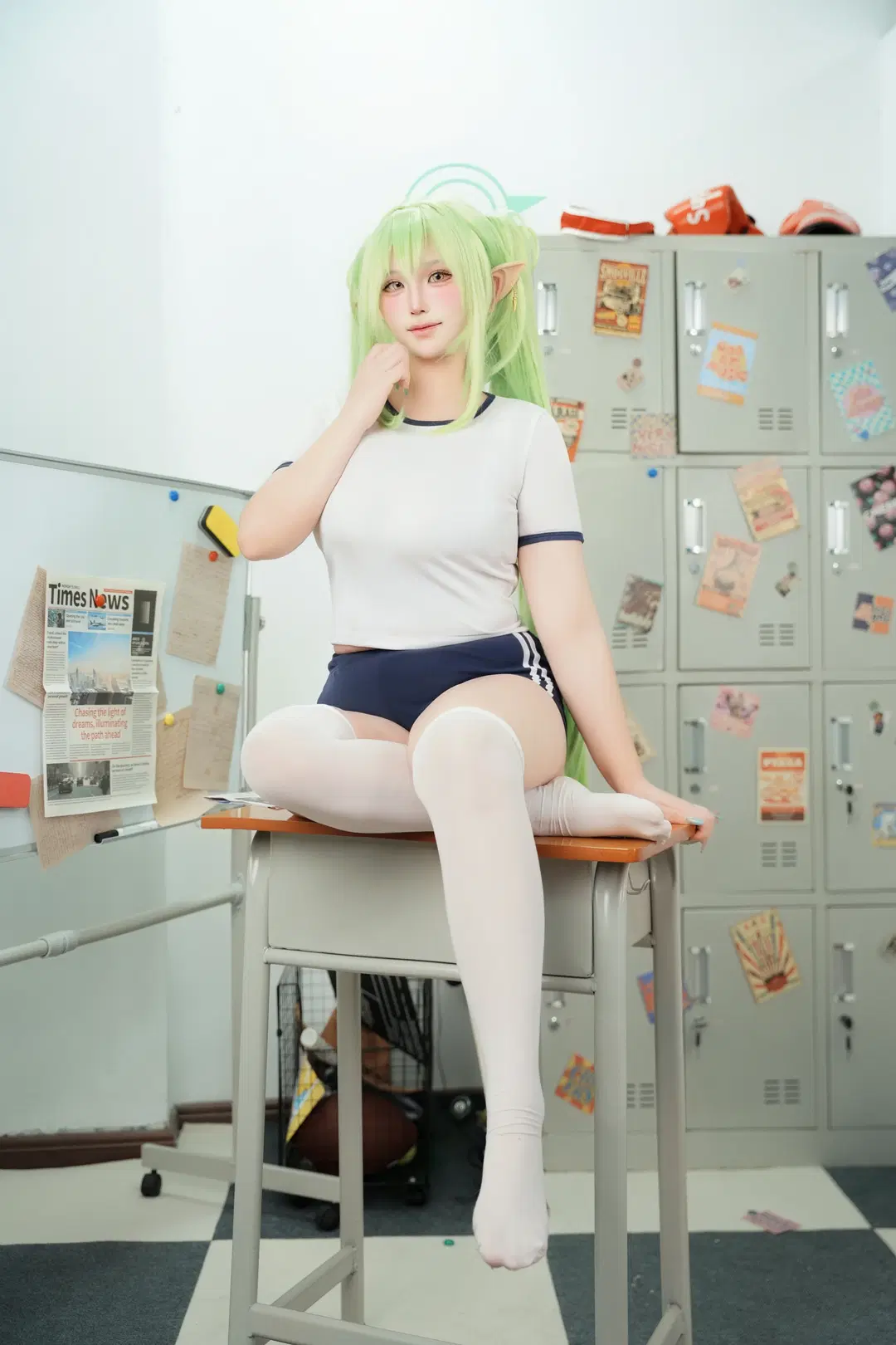【橘ノゾミ コスプレ】『ブルーアーカイブ』体操服ポーズ参考の完全記録 - 芫宝 - 6枚目