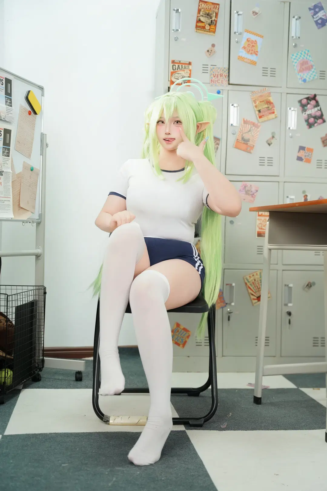 【橘ノゾミ コスプレ】『ブルーアーカイブ』体操服ポーズ参考の完全記録 - 芫宝 - 9枚目