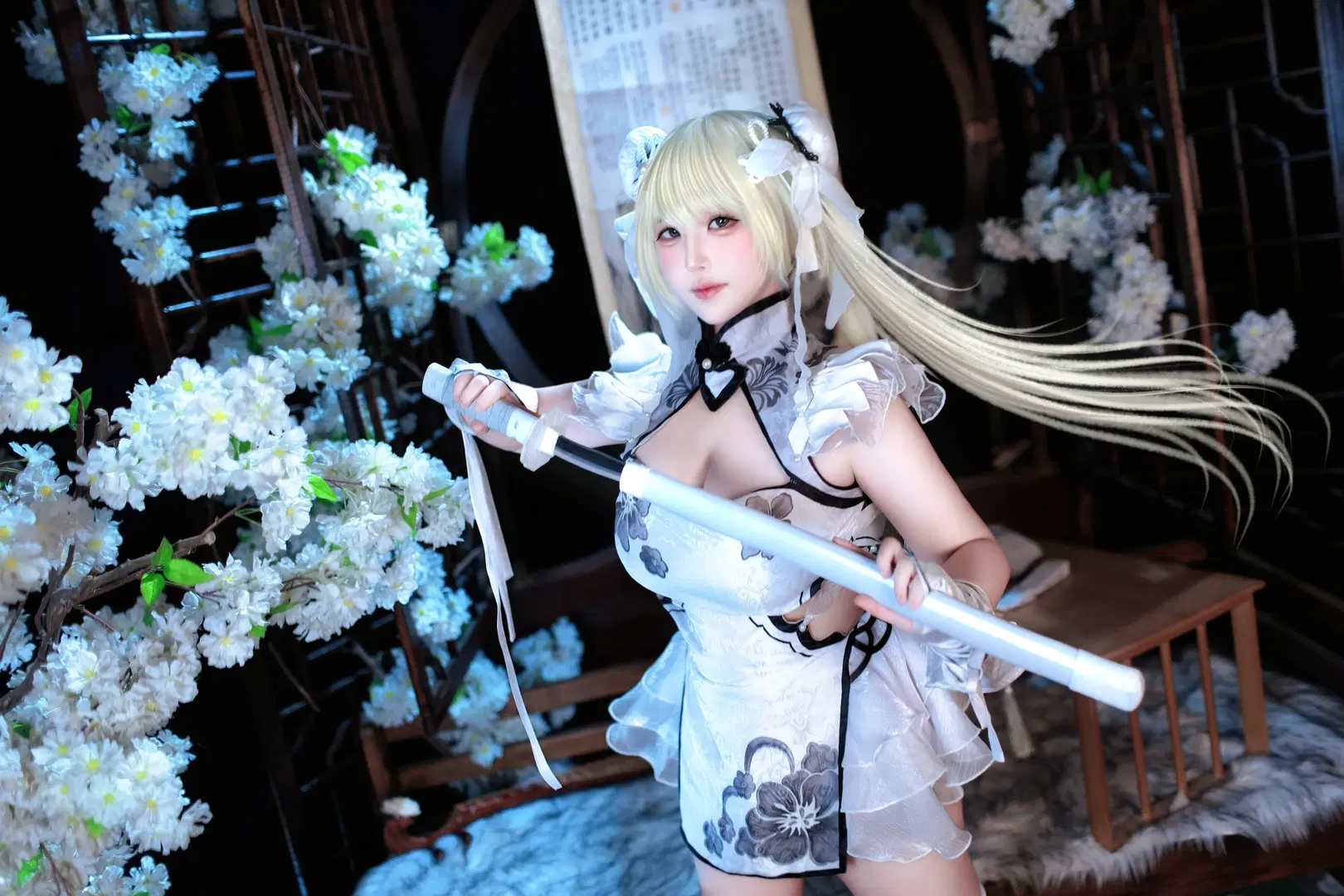 【Yin Ziping cosplay】Chalcedony Ice Core Vintage-Style Qipao Photoshoot Experience by 芫宝 - Image 5