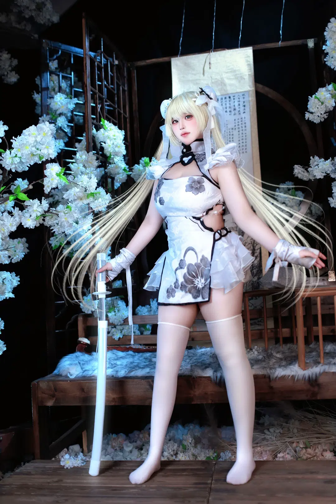 【Yin Ziping cosplay】Chalcedony Ice Core Vintage-Style Qipao Photoshoot Experience by 芫宝 - Image 7