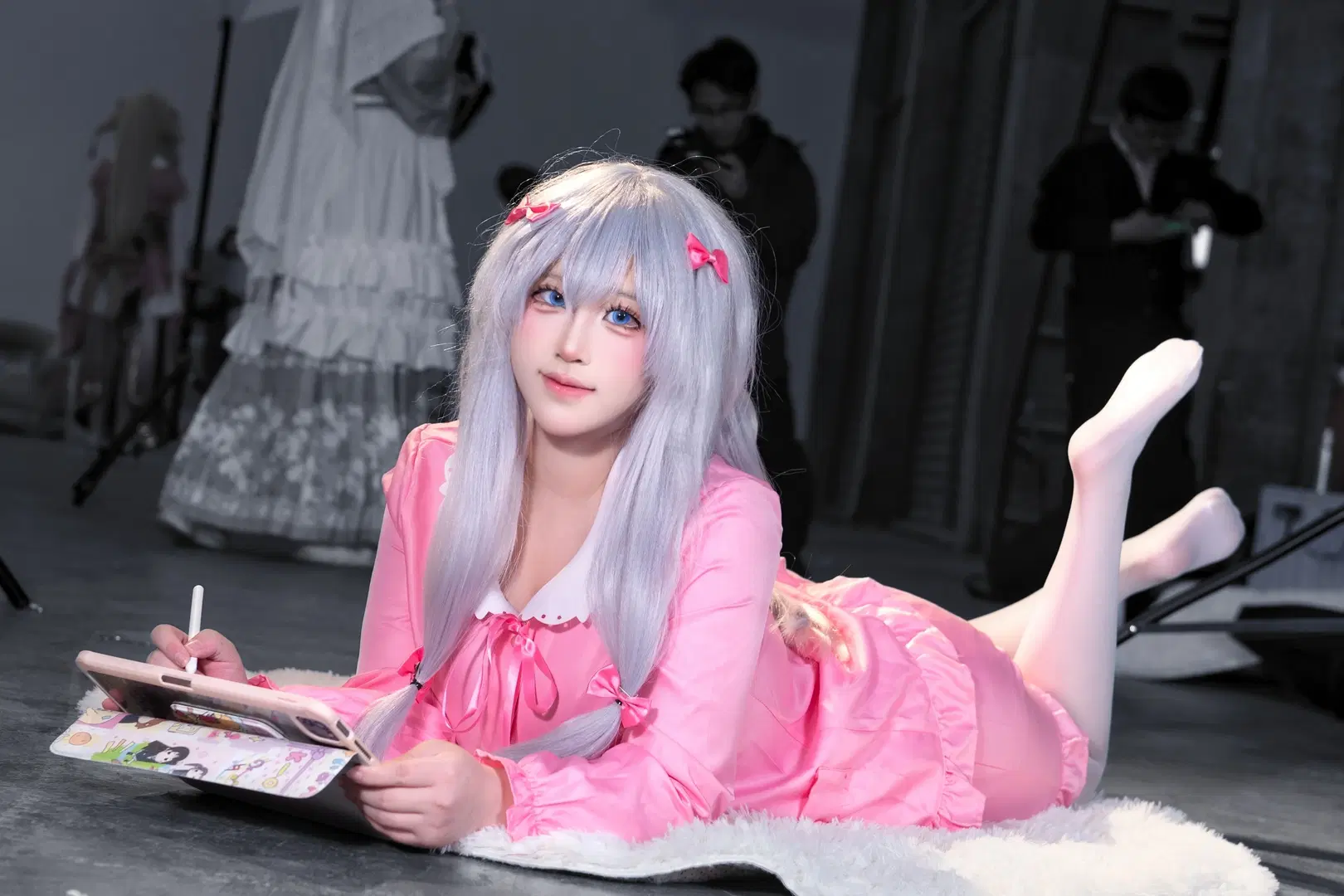 【Izumi Sagiri cosplay】Moe Girl Pose Reference from Eromanga Sensei by 芫宝 - Image 2