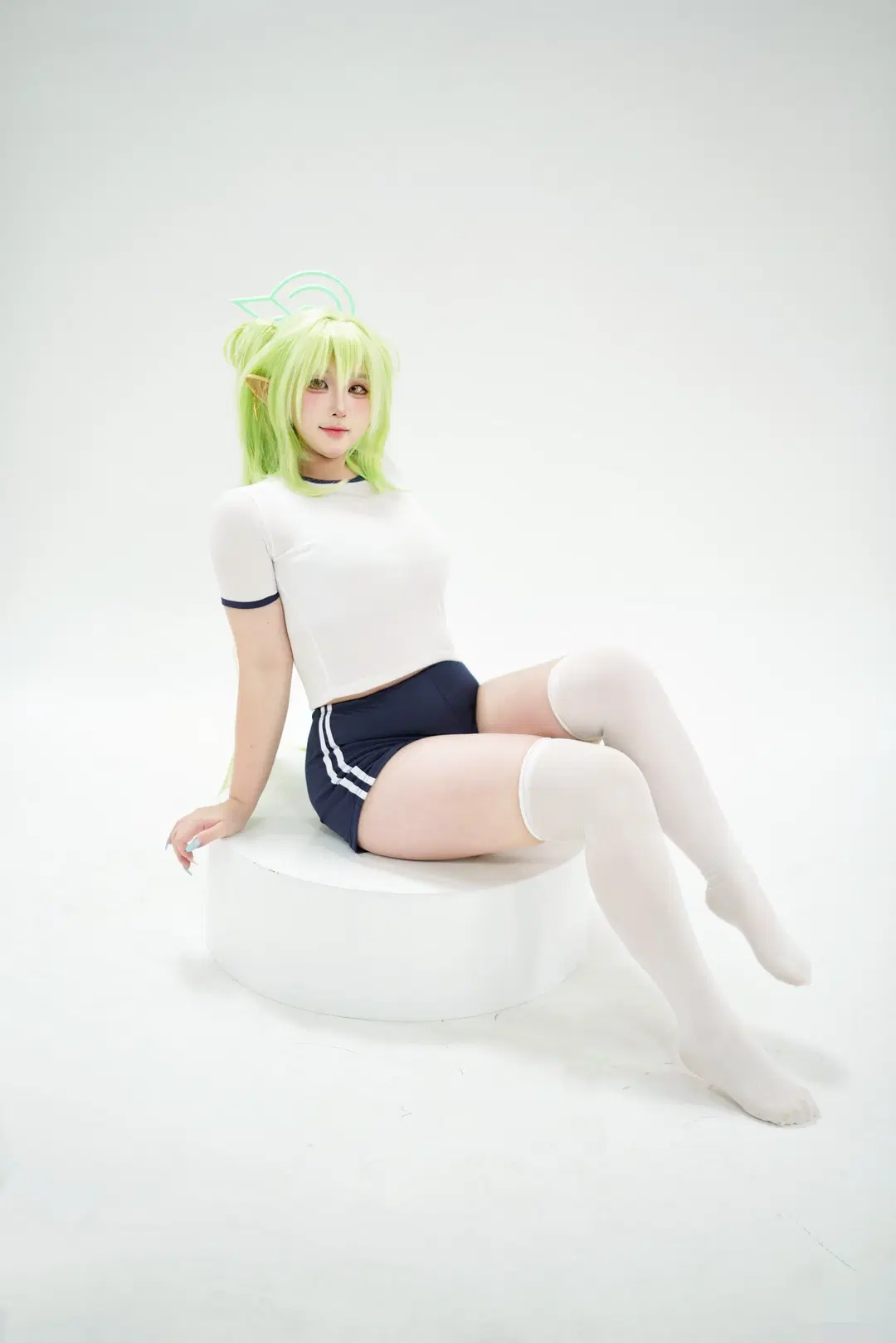 【ハイランダー双子のコスプレ】『ブルーアーカイブ』体操服ポーズ参考 - 芫宝 - 6枚目