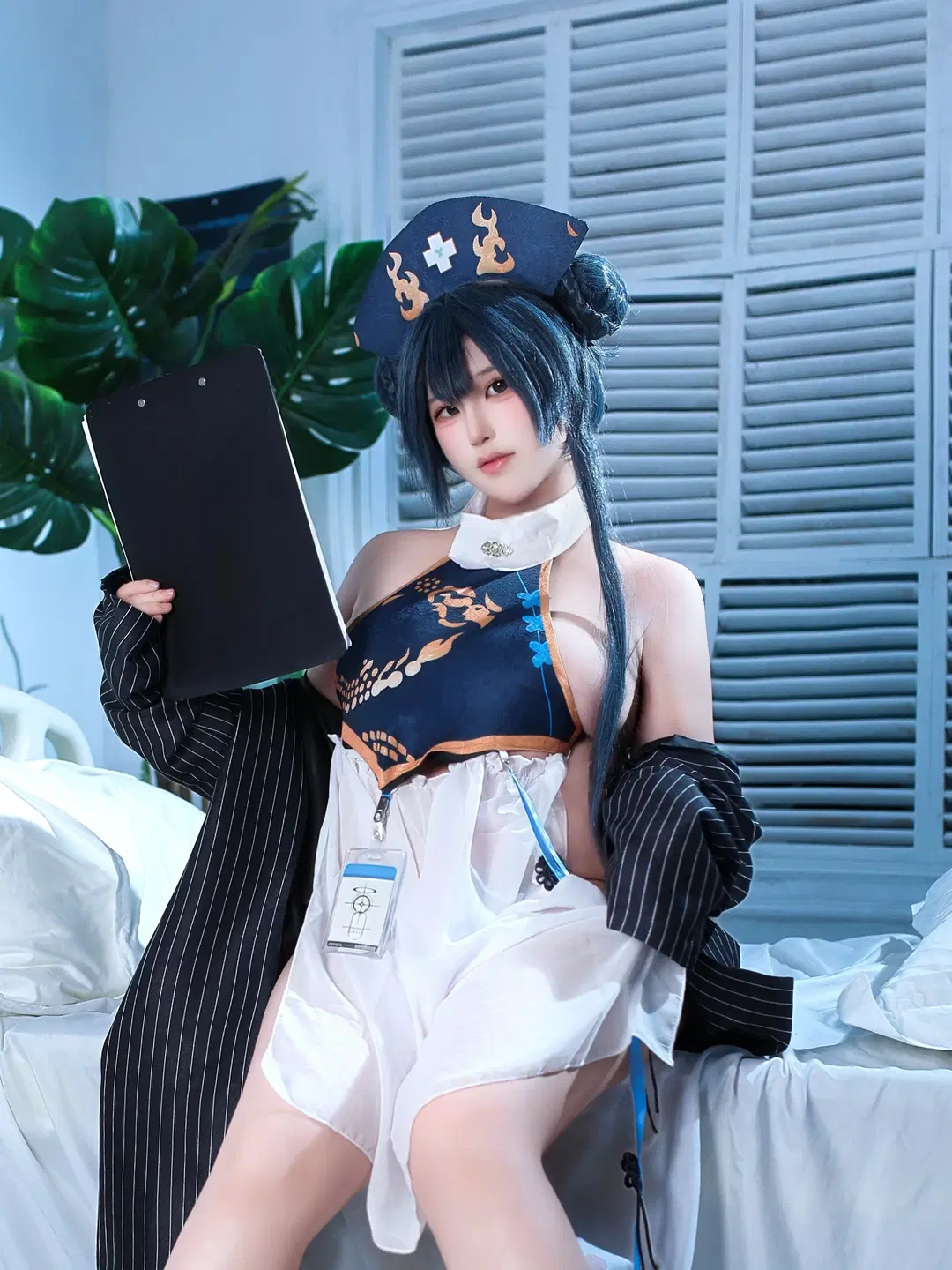 【龍華妃咲cos】蔚藍檔案的護士長來查房了 - 芫宝 - 第2張