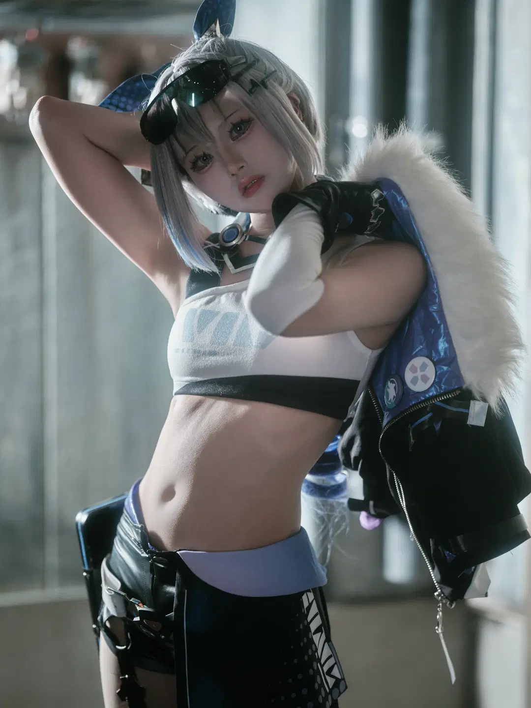 二次元, cosplay, 崩坏星穹铁道, 赛博朋克, 银狼cos