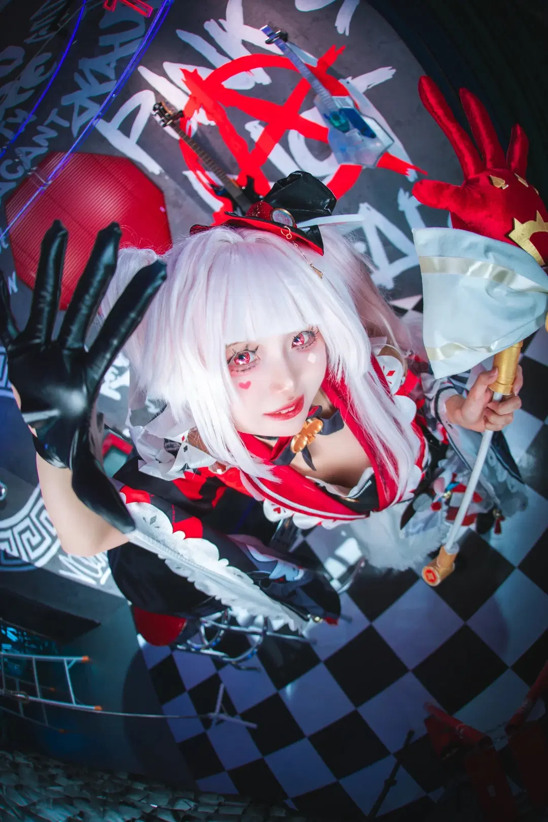 cosplay, 火花cos, 黑丝, 崩坏星穹铁, 广角摄影