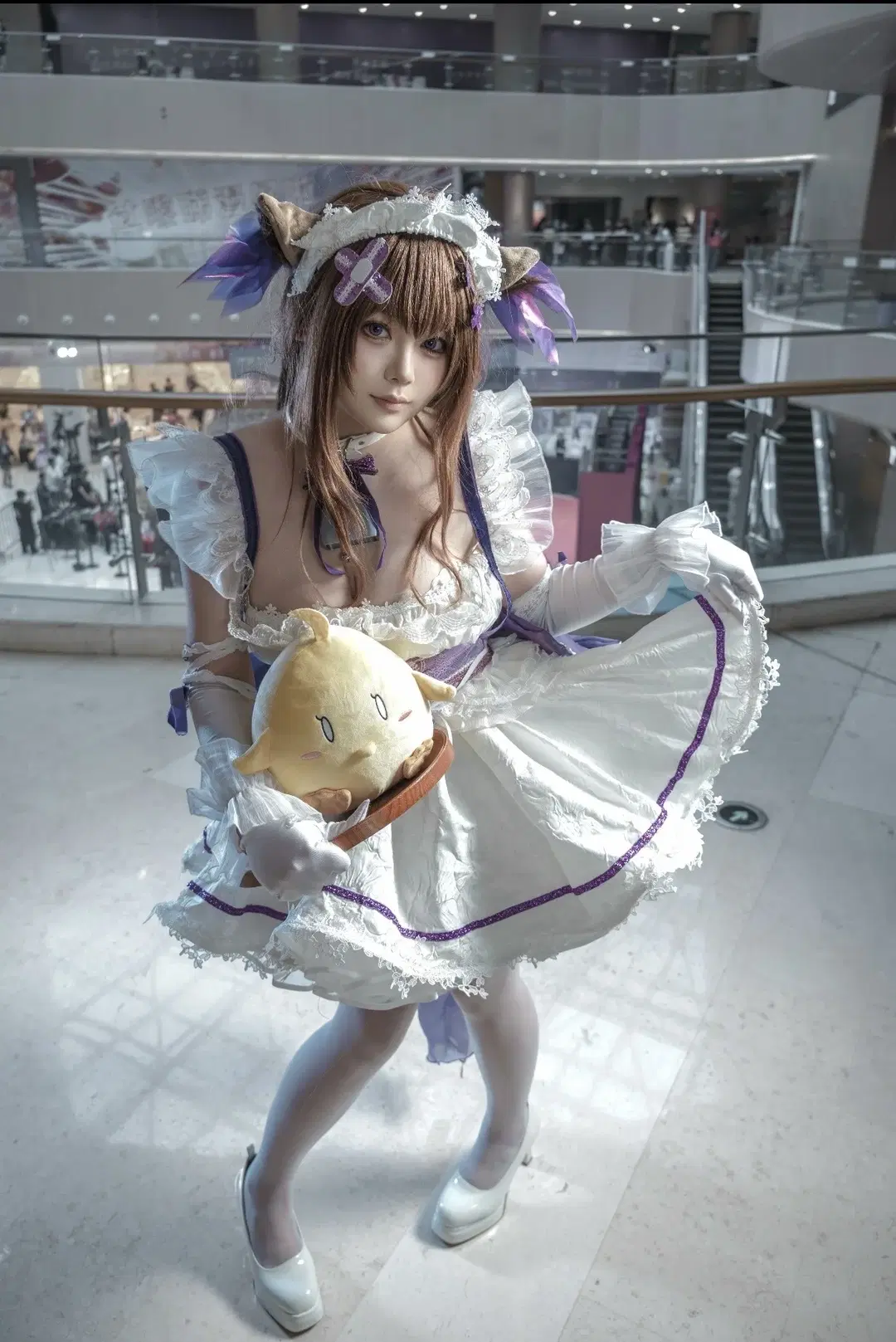 Azur Lane Asuna Cosplay: Hall Wandering Highlights at the Black Dragonfly Anime Convention by 喵喵子kiki - Image 9