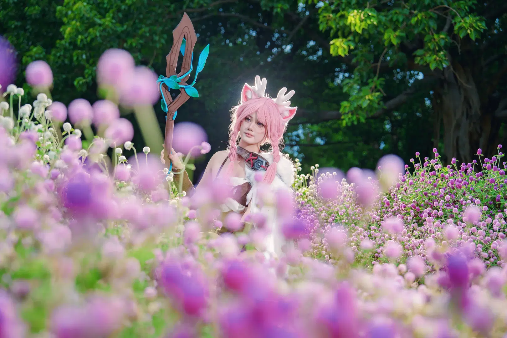 【瑶 コスプレ】『オナー・オブ・キングス』の鹿霊少女、森の光と影が本当に絶妙 - WiFi就是WiFi啊 - 12枚目