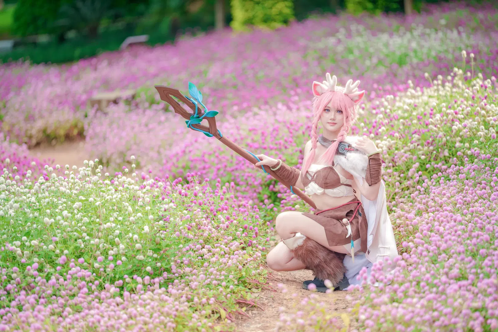 【瑶 コスプレ】『オナー・オブ・キングス』の鹿霊少女、森の光と影が本当に絶妙 - WiFi就是WiFi啊 - 13枚目
