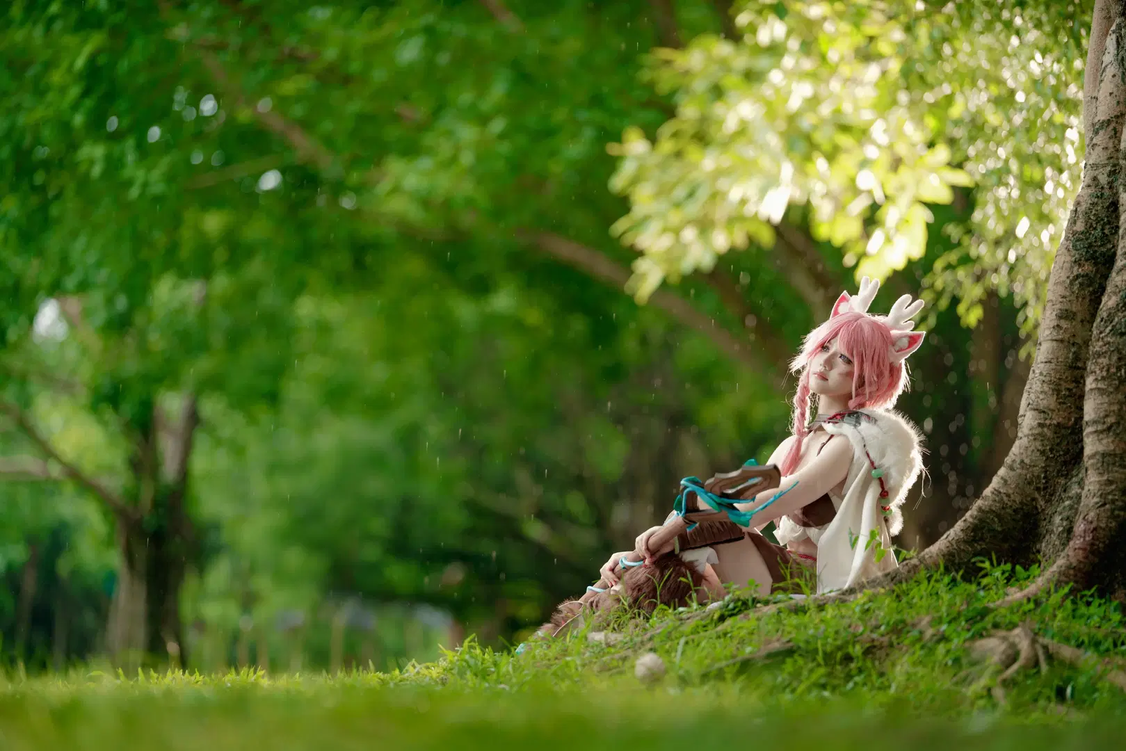 【瑶 コスプレ】『オナー・オブ・キングス』の鹿霊少女、森の光と影が本当に絶妙 - WiFi就是WiFi啊 - 9枚目