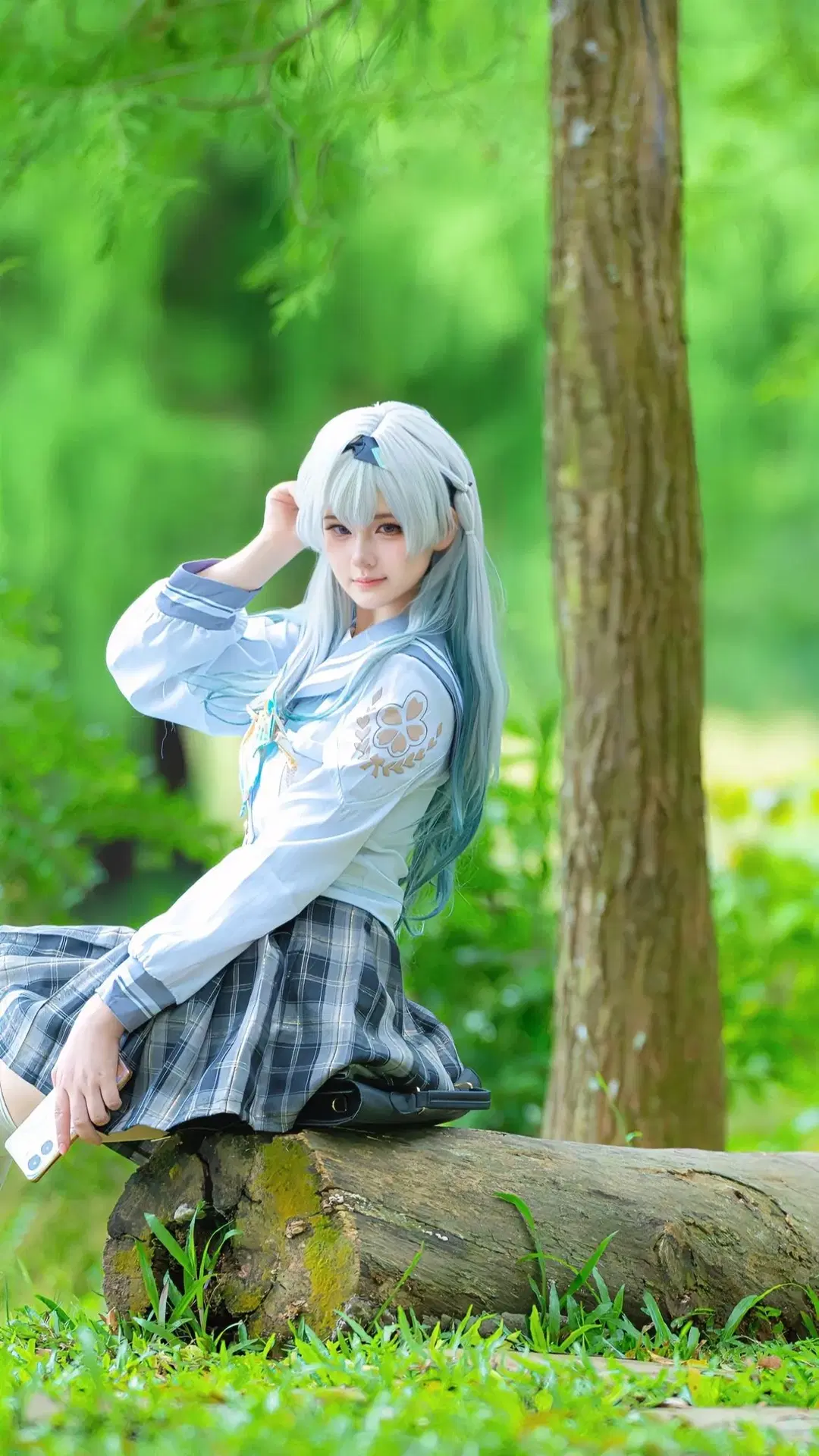 二次元撮影, 崩壊：スターレイル, ホタル コスプレ, イベント写真, 銀髪少女