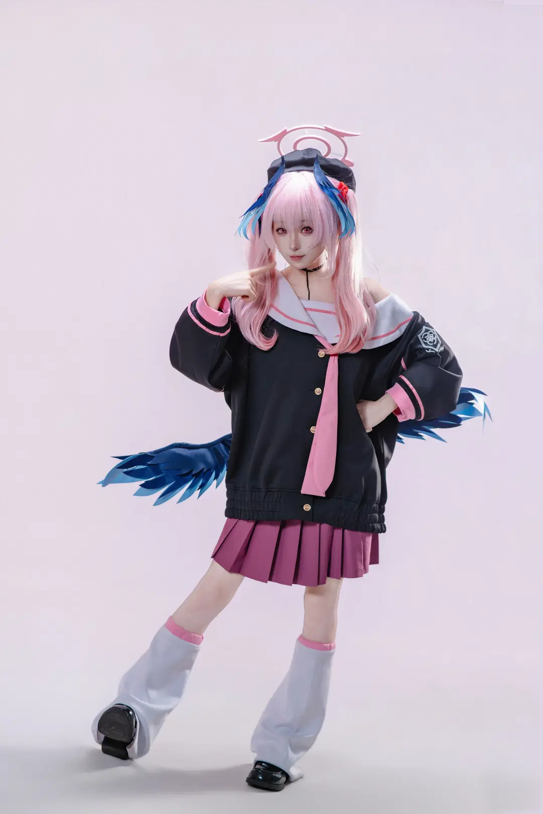 二次元, コスプレ, ブルーアーカイブ, 下江コハル コスプレ, キャンパススタイル