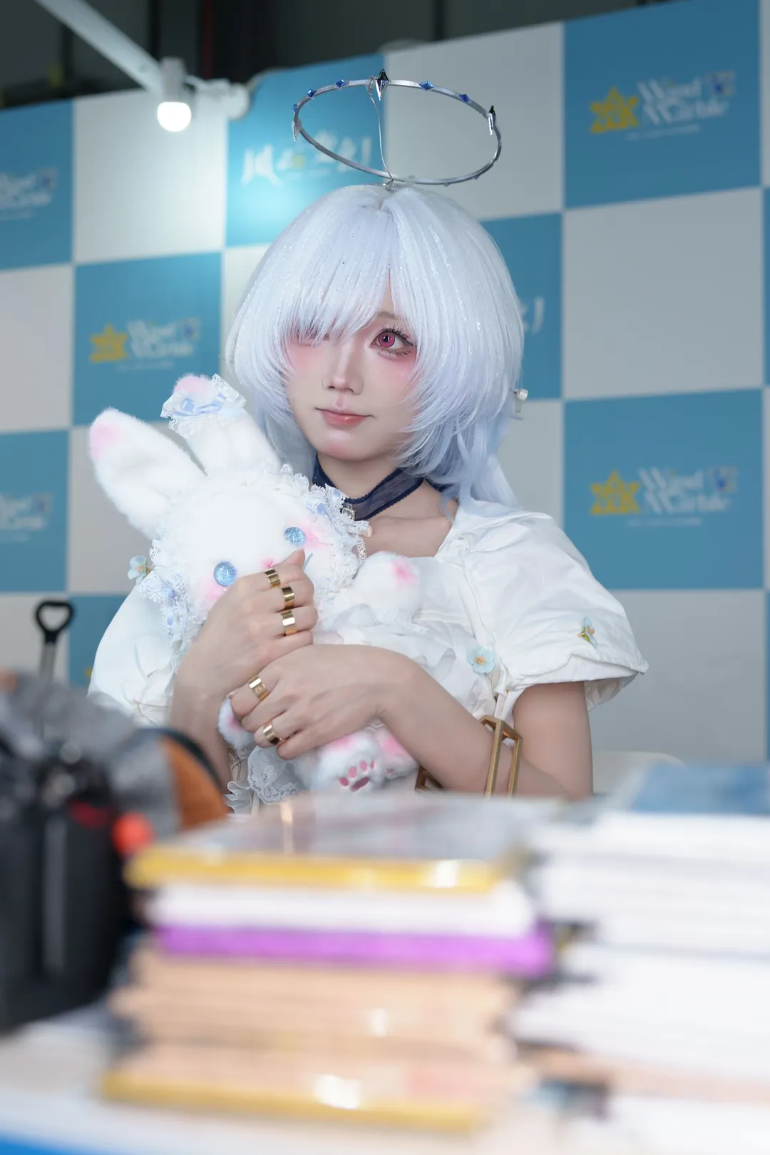 鸣潮, 二次元摄影, 莫宁cos, 白丝cos, 萤火虫SP - 第2张